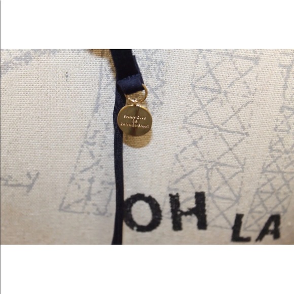 New Kate Spade Polka Dots Navy Blue Women Swim Suit Bikini Top Medium - Picture 6 of 9